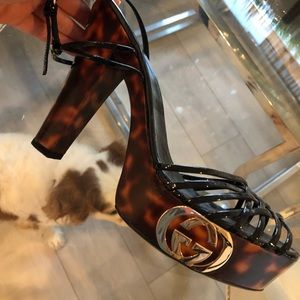 Gucci platform shoes heels